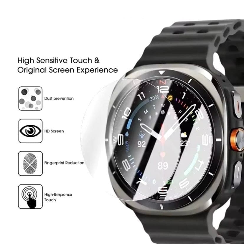 Samsung Galaxy Watch Ultra (47mm) / Watch Ultra 2 (2025)  - Hydrogel Screen Protectors (Pack of 6)