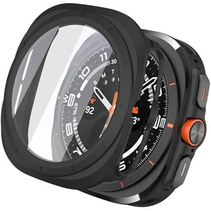 Samsung Galaxy Watch Ultra (47mm) / Watch Ultra 2 (2025) 
 - Protective Case with Screen Protector (Black)