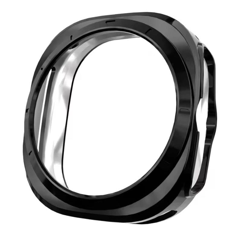 Protective Case with Screen Protector for Samsung Galaxy Watch Ultra (47mm) / Watch Ultra 2 (2025)  (Black)