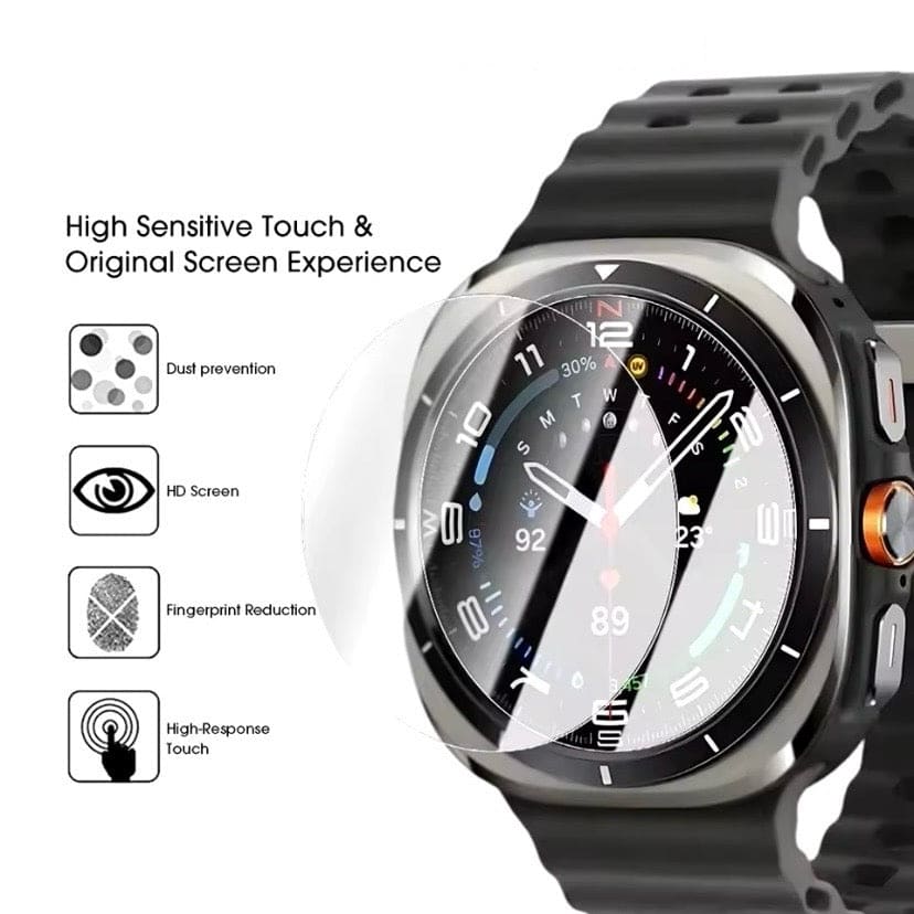 Samsung Galaxy Watch Ultra (47mm) / Watch Ultra 2 (2025) 
 - Screen Protectors (Pack of 2)