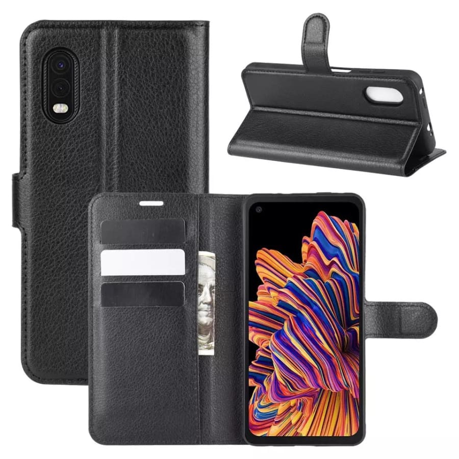Samsung Galaxy Xcover Pro Wallet Case (Black)