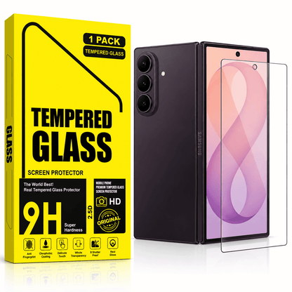 Samsung galaxy Z fold 6 Tempered Glass Screen Protector – 9H HD Clear 2.5D Rounded Edge