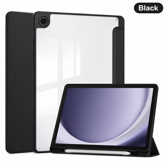 Samsung Galaxy Tab A9+ Clear Back Acrylic Case – Transparent Slim Shockproof Cover