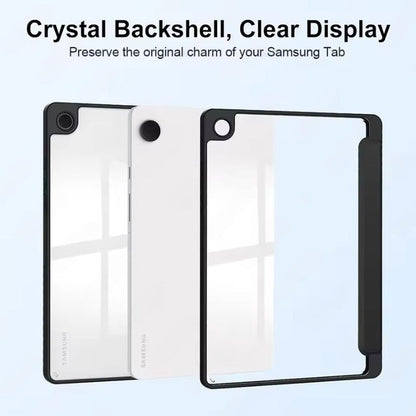 Samsung Galaxy Tab A9 Clear Back Acrylic Case – Transparent Slim Shockproof Cover