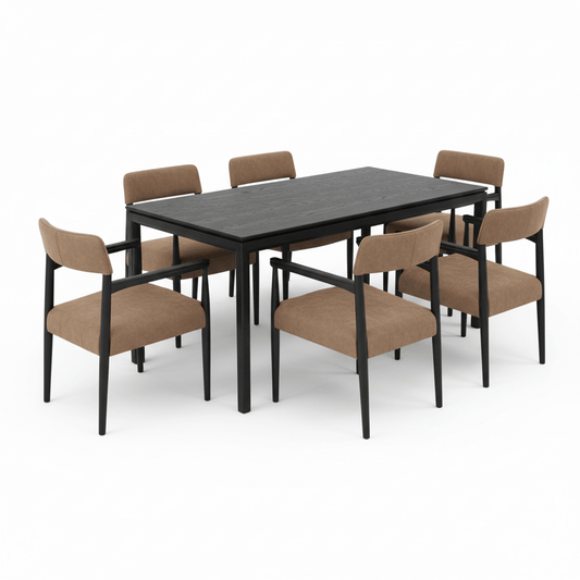 Savannah Dining Suite - 6 Seater at online8 furniture store Auckland