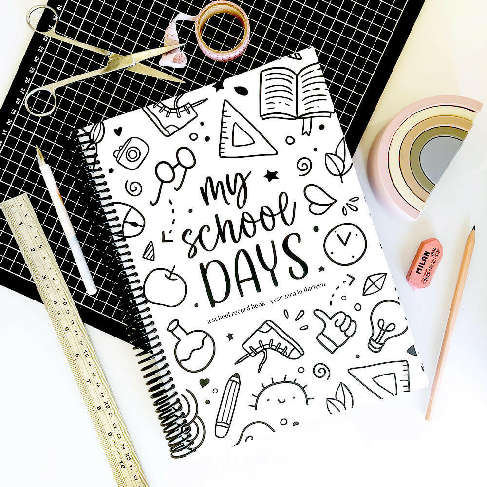 My School Days School Record Book