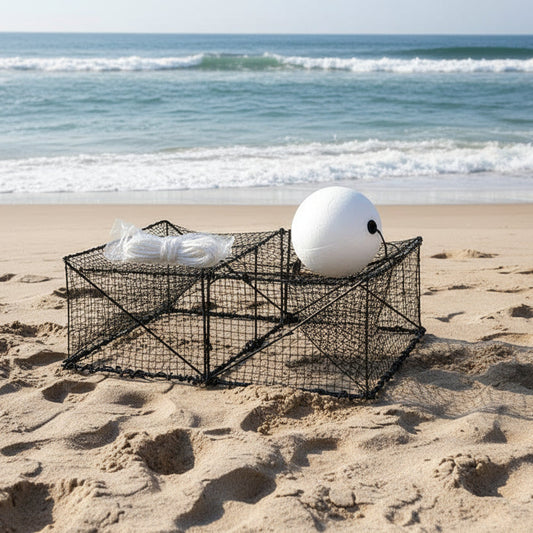 Crab Trap Collapsible + White Foam Float Ball
