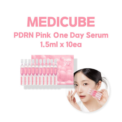 Medicube PDRN Pink One Day Serum Set (1.5ml x 10ea)