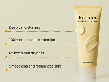 Torriden SOLID IN Ceramide Face Cream YELLOW