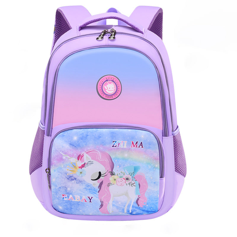 School Bag for Girls & Kids Backpack - Happy Kitty