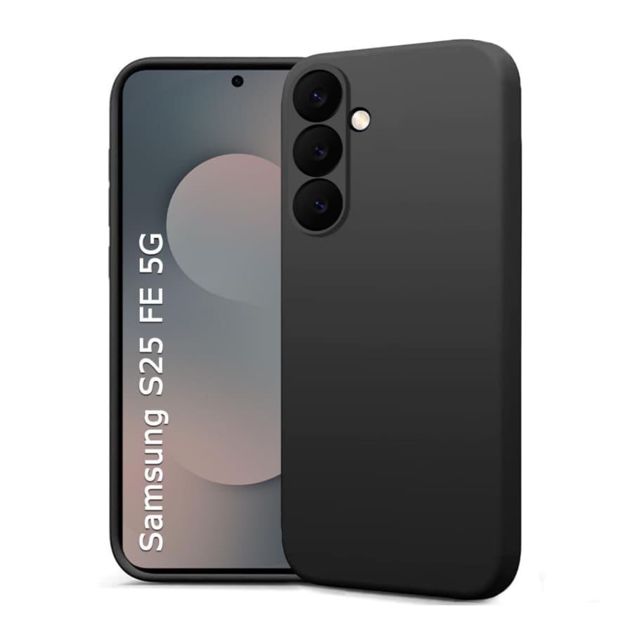 Silicone case for Samsung  Galaxy S25 FE(Black)