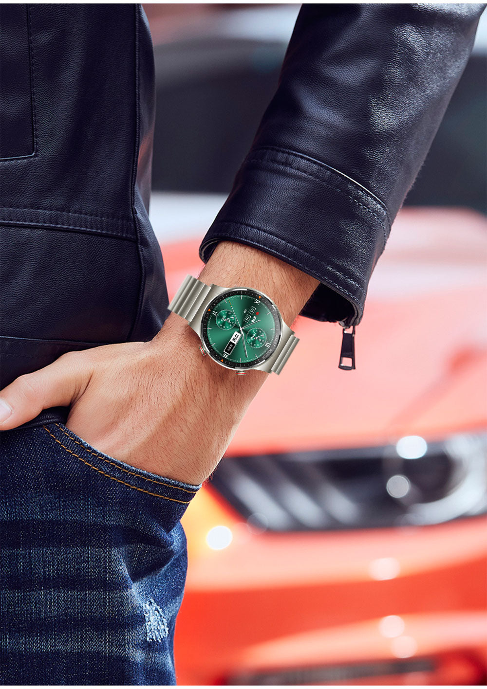 Black Watch Stainless Steel Strap-Christmas Gift