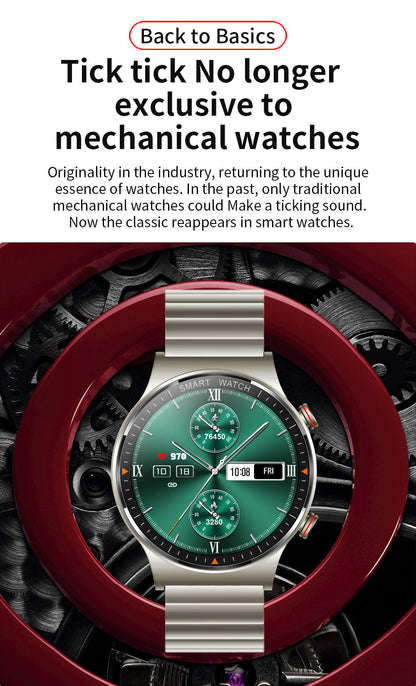 Black Watch Stainless Steel Strap-Christmas Gift