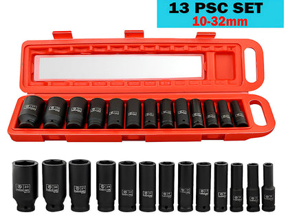 1/2" Deep Impact Socket Set 10-32mm