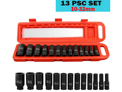 1/2" Deep Impact Socket Set 10-32mm