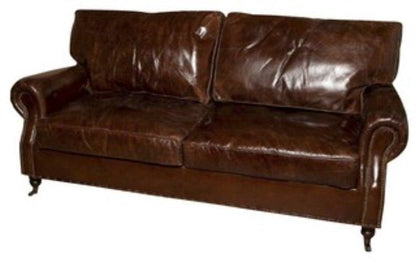 Online8 Kensington 3 Seater Sofa - Vintage Cigar Sofas
