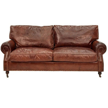 Online8 Kensington 3 Seater Sofa - Vintage Cigar Sofas