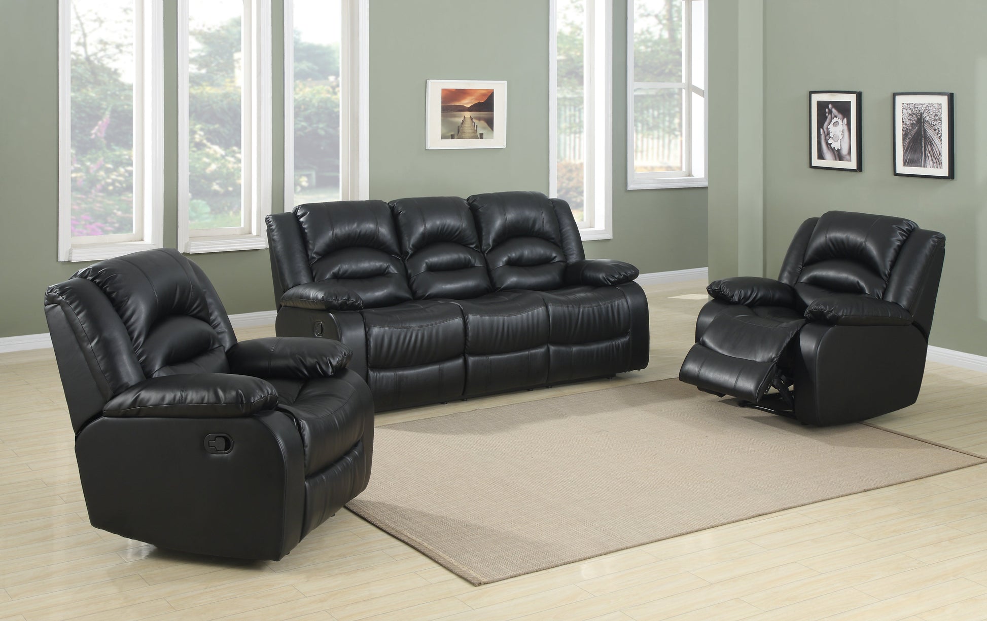 Online8 Lara Recliner Lounge Suite - 3RR+R+R Sofas