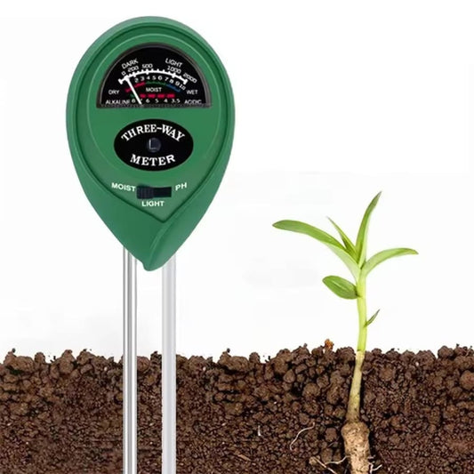 Soil Tester - pH, Moisture, Light Meter - 3 in 1