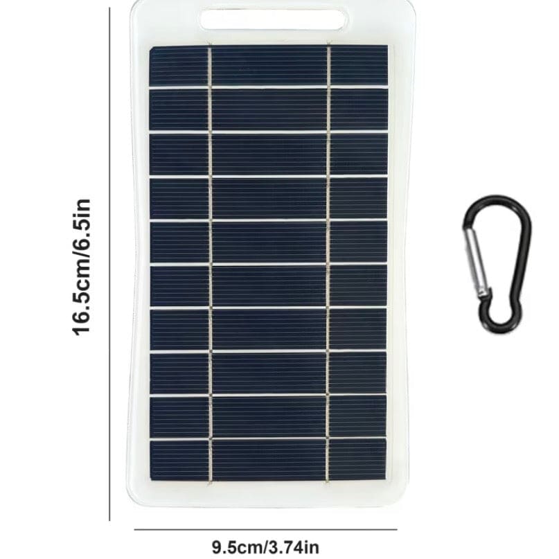 Solar Panel For Charging Devices - 2W/5V USB Output