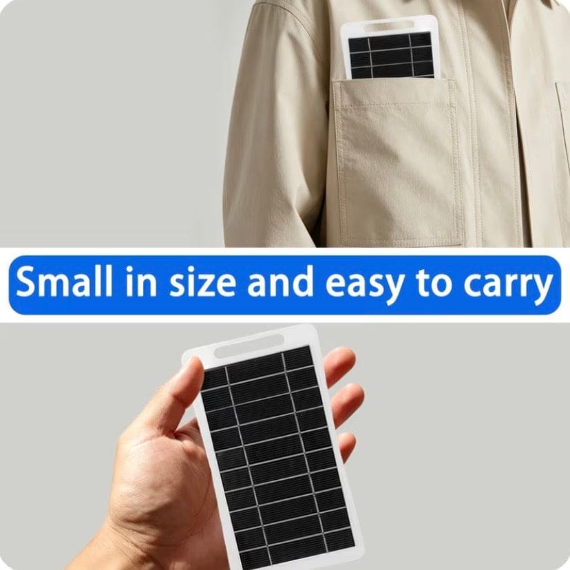 Solar Panel For Charging Devices - 2W/5V USB Output