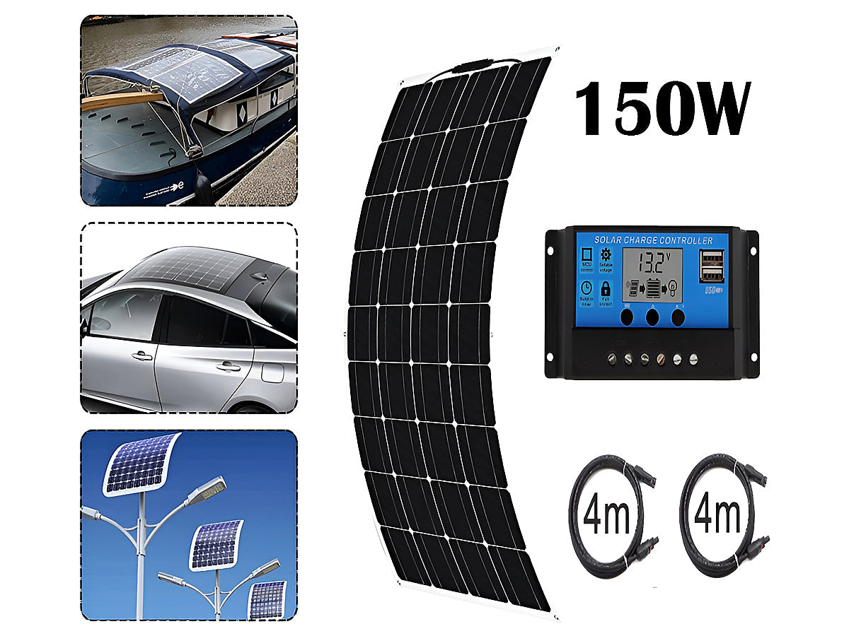 150W Solar Panel Flexible Kit