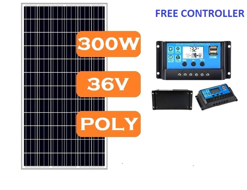 300W Solar Panel with Solar Controller