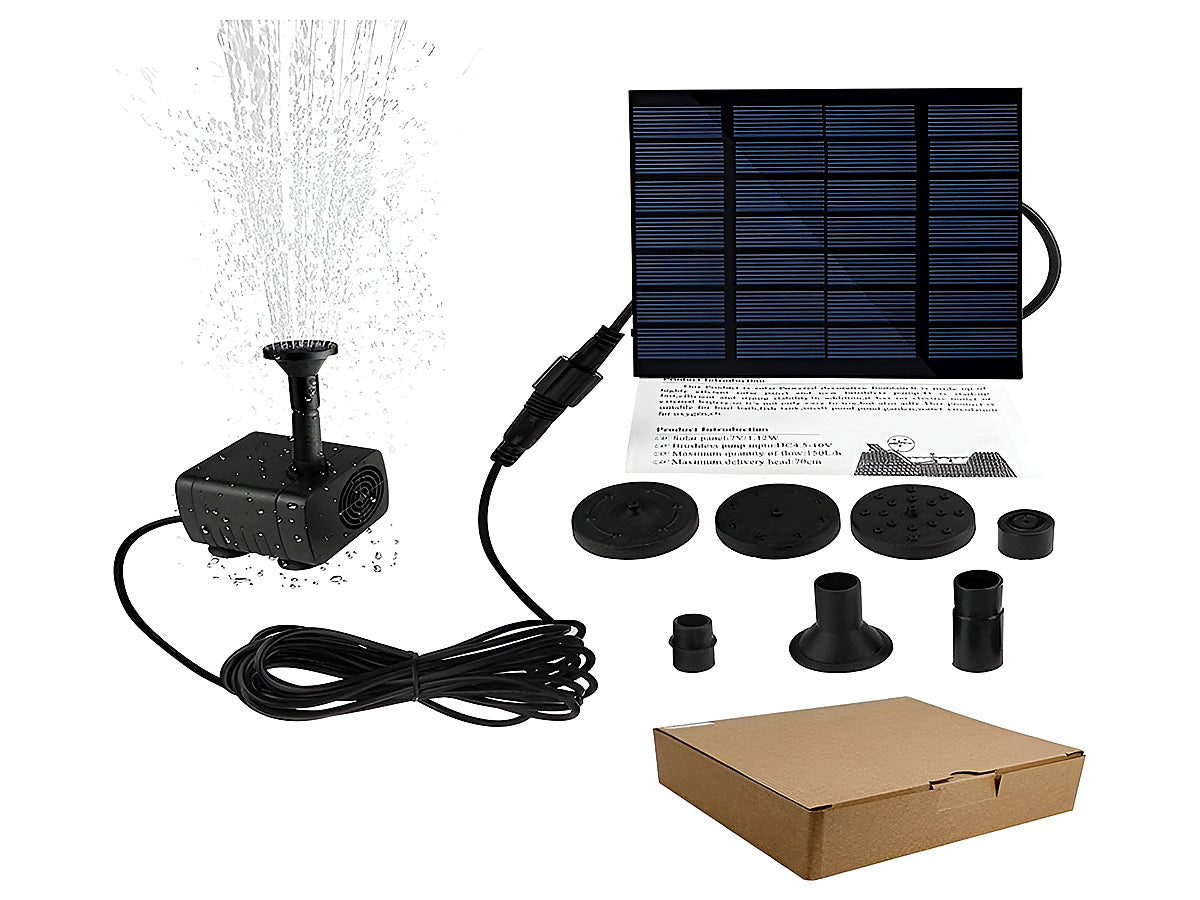 Solar Water Fountain