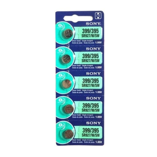 Sony 399 / 395 / SR927/W/SW Watch Batteries (5 Pack)