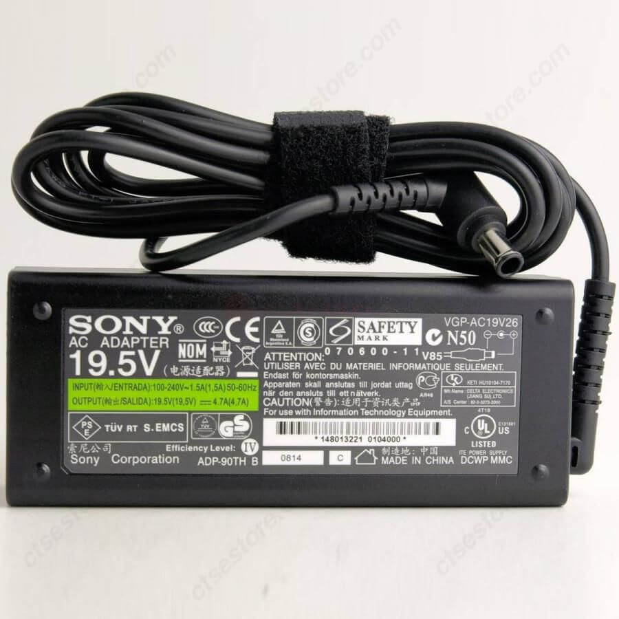 Sony 19.5V 4.7A NSW24063 N50 90w laptop & TV adapter