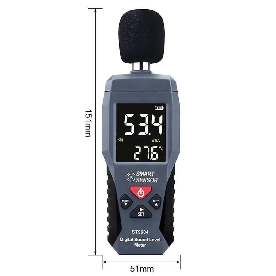 Sound Level Noise Meter - Decibel Measurement 30-130dB