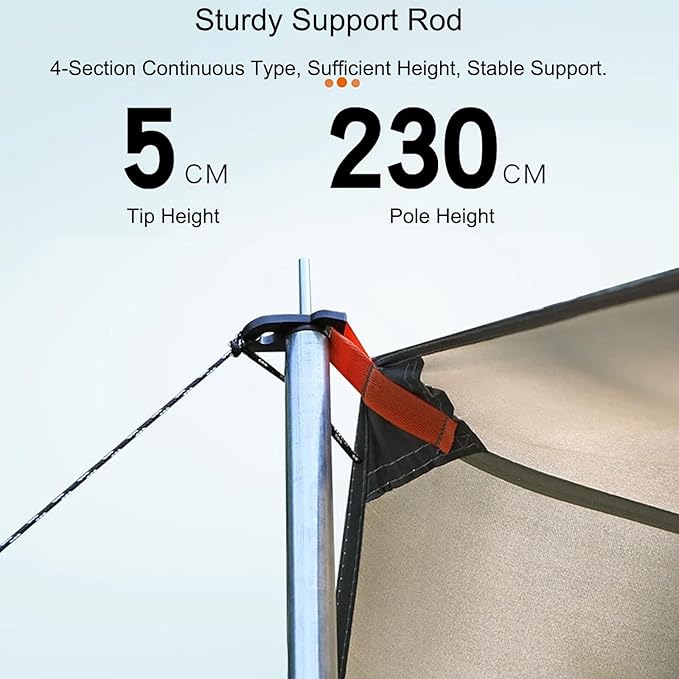 Square Sun Shade Sail – Waterproof Outdoor Canopy for Garden, Patio, and Parties