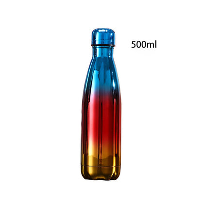 Stainless Steel Insulated Drink Bottles Plating Water bottles 500ml