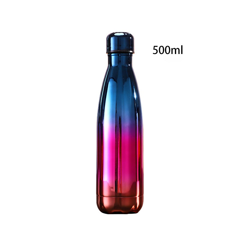 Stainless Steel Insulated Drink Bottles Plating Water bottles 500ml