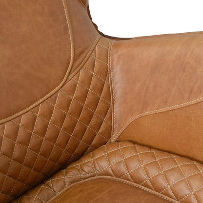 Stallion Vintage Leather Saddle Armchair at online8 furniture store Auckland