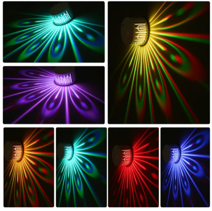 Led Wall Lights Colorful Night Lamp With Remote Control USB Charging