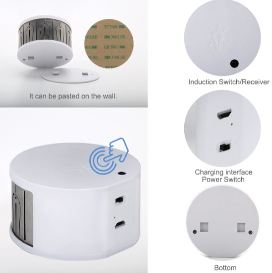 Led Wall Lights Colorful Night Lamp With Remote Control USB Charging