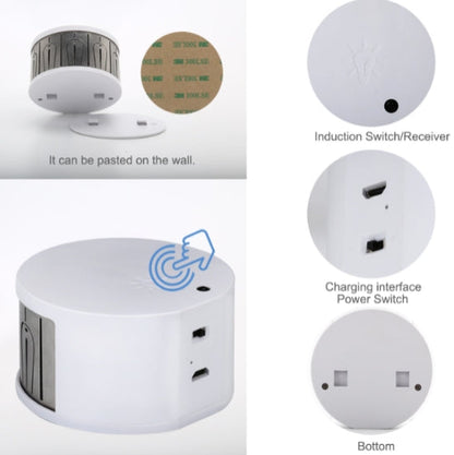 Led Wall Lights Colorful Night Lamp With Remote Control USB Charging
