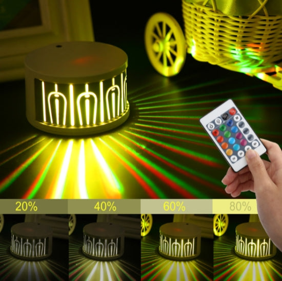 Led Wall Lights Colorful Night Lamp With Remote Control USB Charging