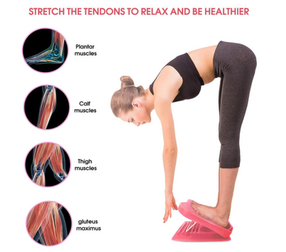 Portable Slant Board Adjustable Incline Boards Calf Stretcher Foot Stool