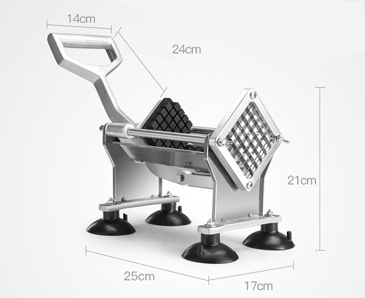 French Fries/Chips Vegetable/Fruit Strip Maker with 4 Blades