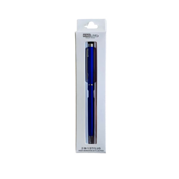 Stylus Pen (2 in 1) - Dual Touch (Navy Blue)
