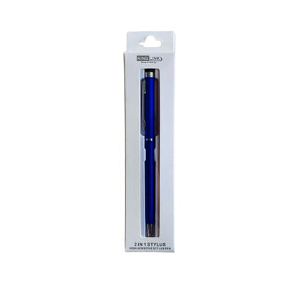 Stylus Pen (2 in 1) - Dual Touch (Navy Blue)