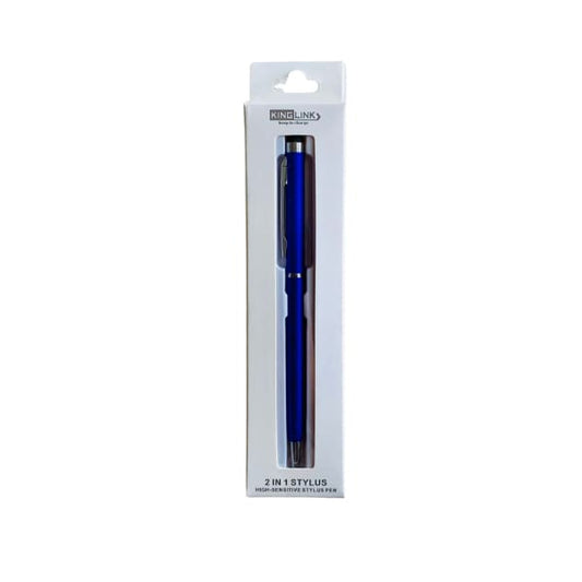 Stylus Pen (2 in 1) - Dual Touch (Navy Blue)