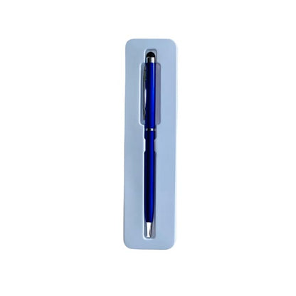 Stylus Pen (2 in 1) - Dual Touch (Navy Blue)