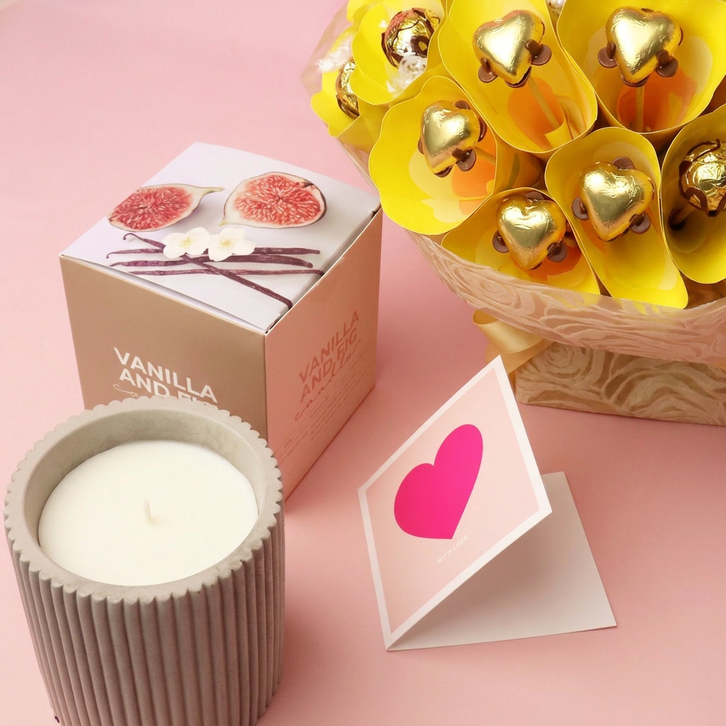 Bouquet and Candle