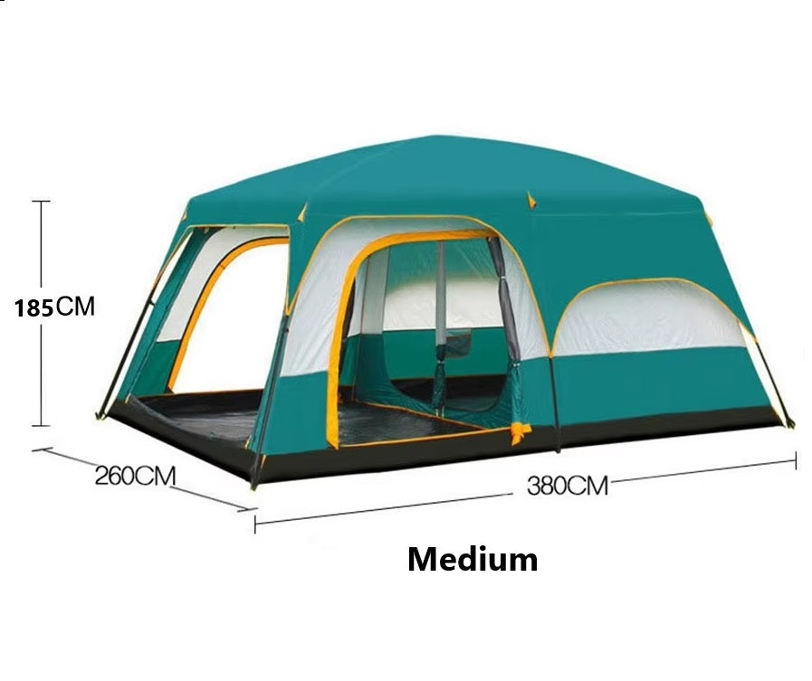 Clearance!!! Family Outdoor Camping Tent – Double Layer, Family Cabin Tent