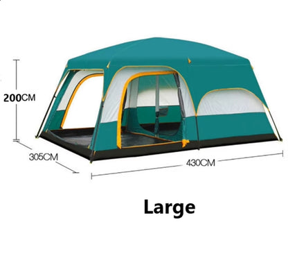 Clearance!!! Family Outdoor Camping Tent – Double Layer, Family Cabin Tent
