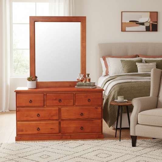 Scarlett Dressing Table with Mirror