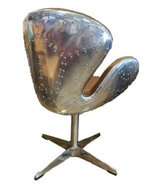 Online8 Boston Swivel Chair - Cuba Brown Swivel Chair